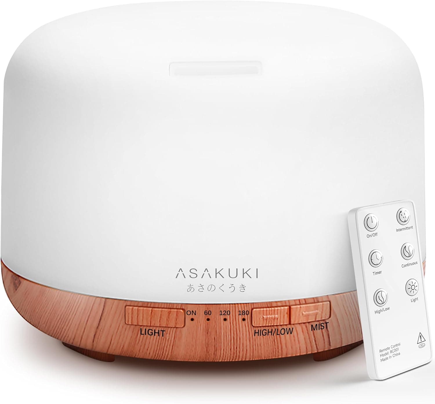 ASAKUKI Essential Oil Diffuser for Home