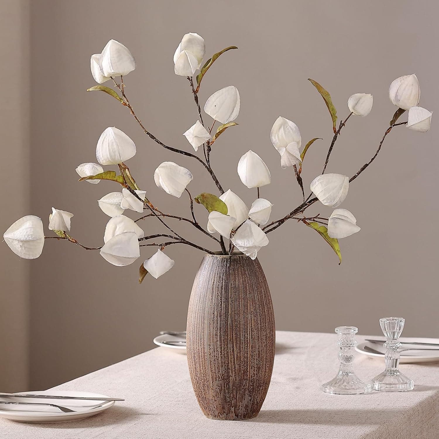 GLIDLION Artificial Physalis Branch