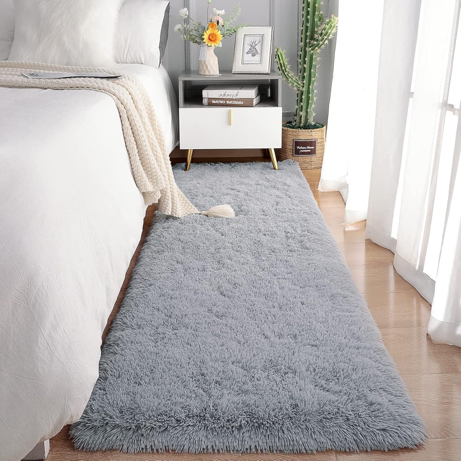 Chicrug Soft Runner Rugs for Bedroom