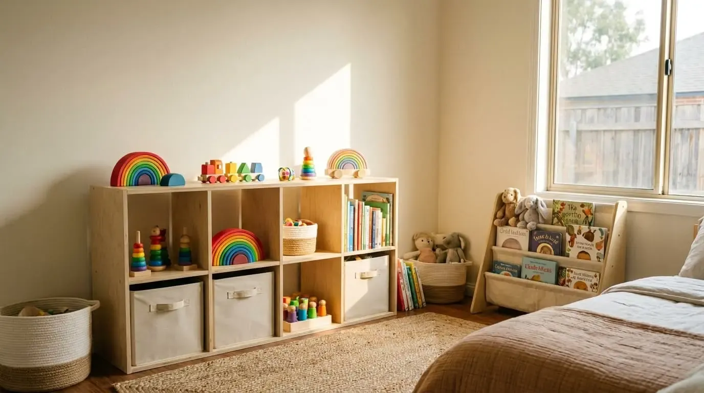 How to Childproof No Drill Shelves and Hooks in Rentals