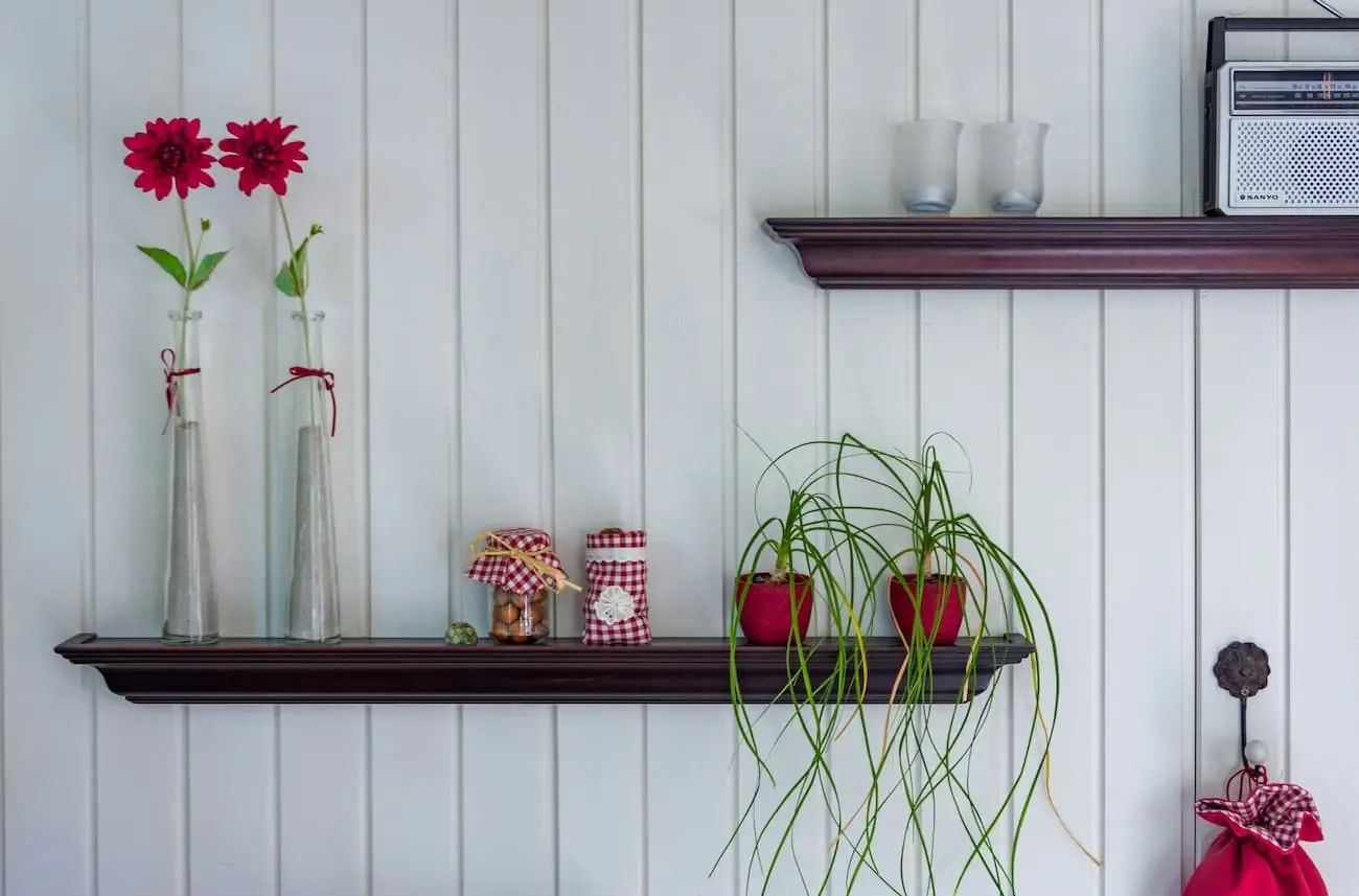 No-drill shelves