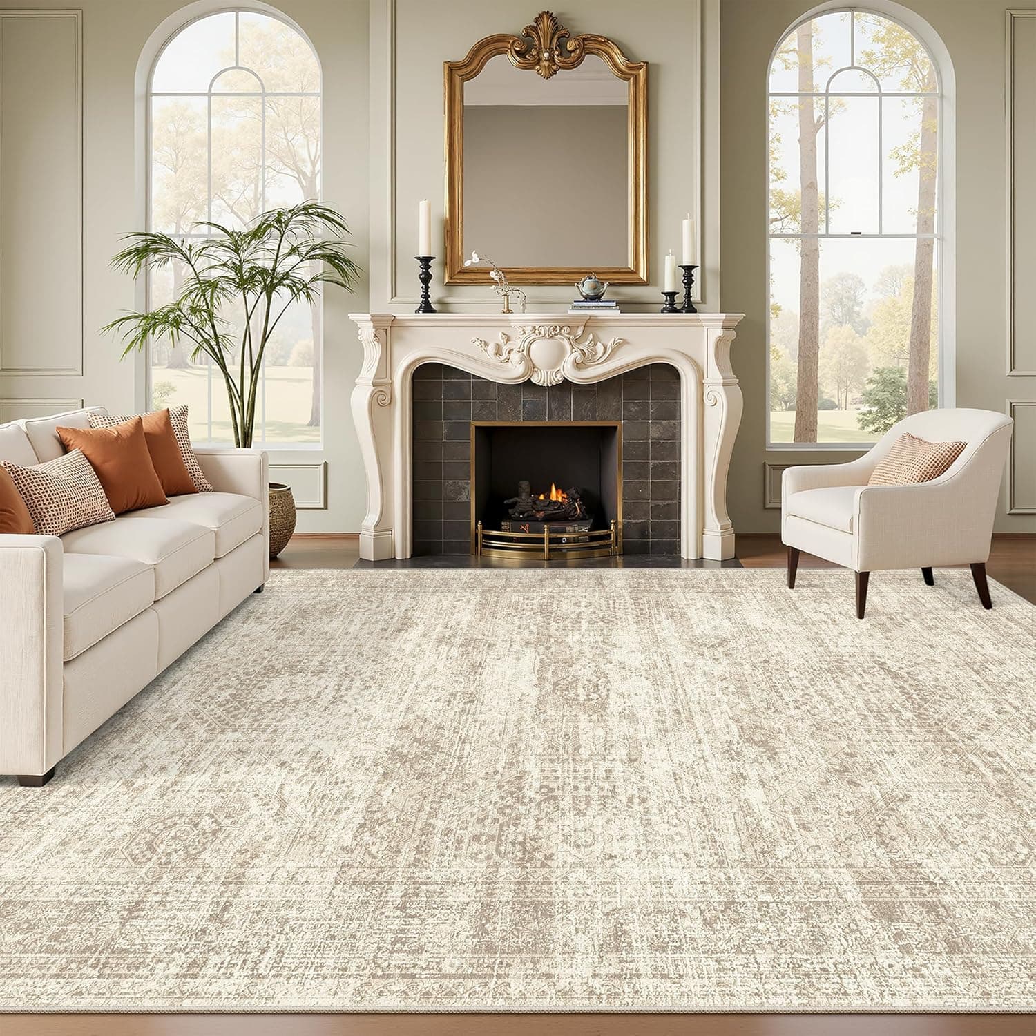 Soalmost Washable Area Rug 8x10